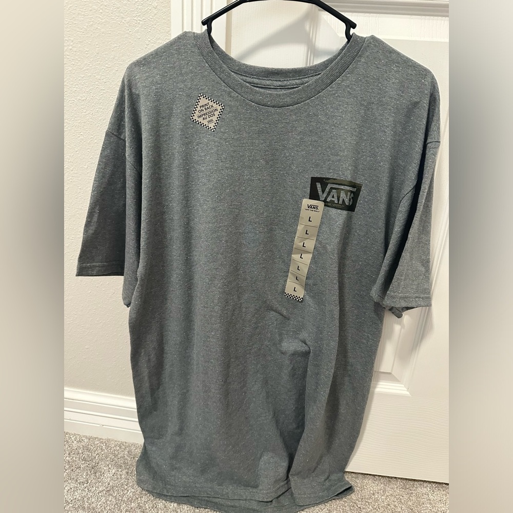 Vans men’s grey shirt size large